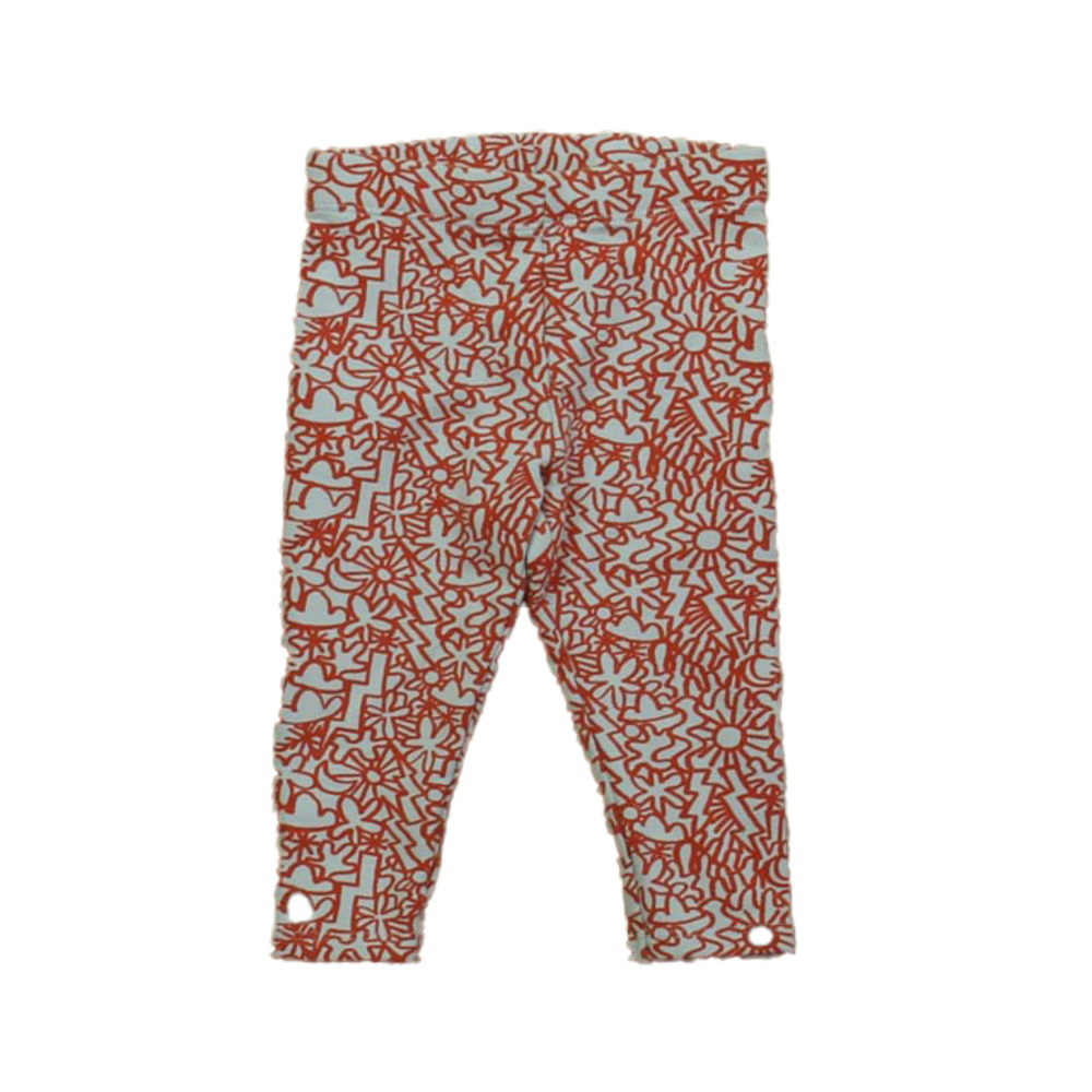 Open Edit Girls Blue | Red Leggings size: 9 Months